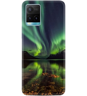 Vivo Y11S Y21S Y20 Y20S Y70 Kılıf Desemli Silikon Kuzey Işıkları 1327