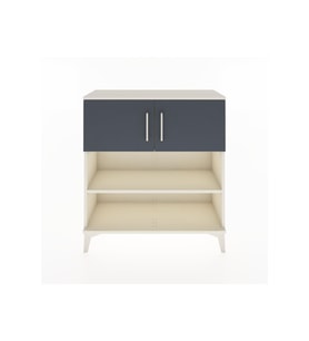 Arges Şifonyer 3 Raflı 2 Kapaklı 88x30x96 Aytaşı-Antrasit