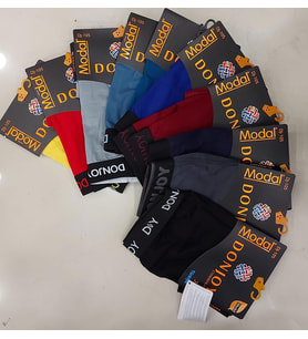 DONJOY ERKEK MODAL KARIŞIK RENKLİ BOXER 12 ADET