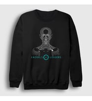 Presmono Unisex Siyah Madness Animals As Leaders Sweatshirt 523091tt