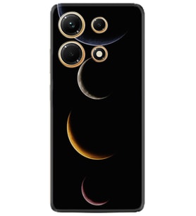 Infınix Note 30 Kılıf Resimli Desenli Silikon Platinium Series Gezegenler 1901