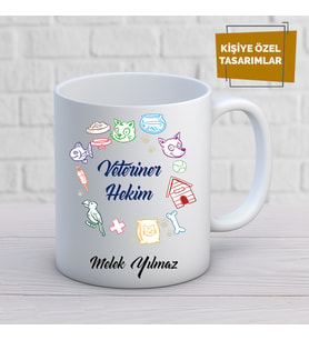 veteriner özel tasarım kupa bardak