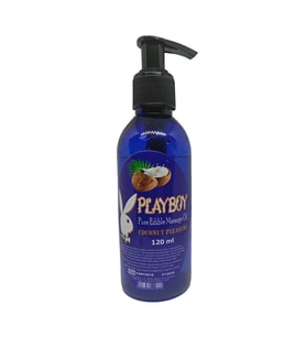 Playboy Coconut Flavored Pure Edible Massage Oil 120ml Hindistancevizi Aromalı Masaj Yağı