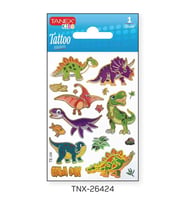 Tanex 7,5x10,5mm Dinazor Mini Tatoo Etiket TNX-26424