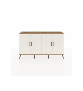 Arges Konsol 6 Raflı 4 Kapaklı 176x30x99 Çam-Aytaşı/Çam