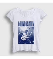 Presmono Kadın Beyaz Chris Cornell Rock Soundgarden T-Shirt 542162tt