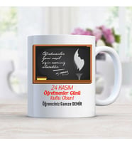 Öğretmeler gününe özel baskılı kupa bardak CKUPA201805