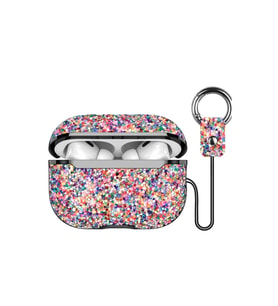 Onegif Airpods 2 (2.nesil) Bright Simli Airpods Kapak - Gold