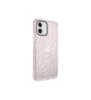 Apple iPhone 12 Uyumlu Kılıf Zore Buzz Kapak (Pembe)