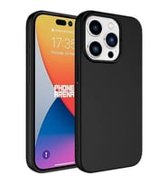 Coverzone iPhone 15 Pro ?le Uyumlu K?l?f Z-Mara Lansman Vieri Tam Koruma Arka Kapak Kamera Koruma �?k?nt?l? P�r�zs�z Y�zey Siyah