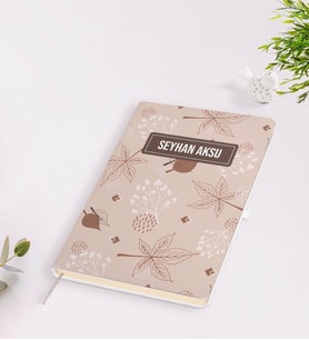 Kişiye Özel İsimli Beyaz Defter-37