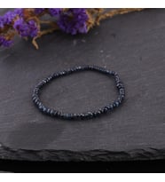 Karışık Kesim Safir Doğal Taşlı Unisex Bileklik