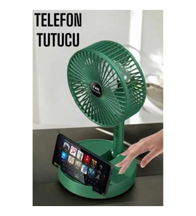 Mey İthalat® Soğutucu Vantilatör Telefon Standlı Mini Fan