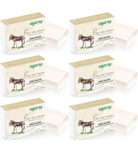 Agarta El Yapımı Doğal Sabun 150GR Eşek Sütü (6 Lı Set)