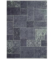 Dijital Kaymaz Yıkanabilir Gri Patchwork Salon Halısı Mutfak Halısı Koridor Halısı Yolluk HLN1710