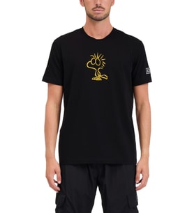 Iceberg Erkek Baskılı Bisiklet Yaka Siyah T-Shirt