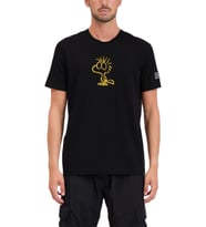 Iceberg Erkek Baskılı Bisiklet Yaka Siyah T-Shirt