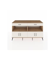 Kronos Konsol 2 Raflı 2 Çekmeceli 4 Kapaklı 176x59x99 Çam-Aytaşı