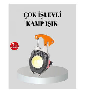 Mey İthalat® Çok Fonksiyonlu Anahtarlık Fener – Güçlü LED Işıklı, Şarjlı, Düdüklü ve Tornavidalı Min
