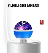LED Gece Lambası 6 Renk Seçenekli Yumuşak Işıklı Uyku Yardımcı Lamba