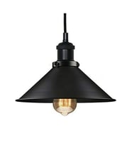 MYLİGHTS  RETRO RUSTİK METAL SARKIT AVİZE  MAT SİYAH  30 CM EN