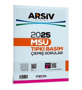 2025 MSÜ Çıkmış Sorular Tıpkı Basım Çözümlü Arşiv