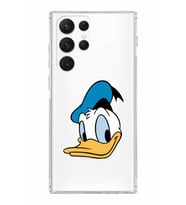 Samsung Galaxy S22 Ultra  Kamera Korumalı Kapak Donald Duck Tasarımlı  Şeffaf Kılıf
