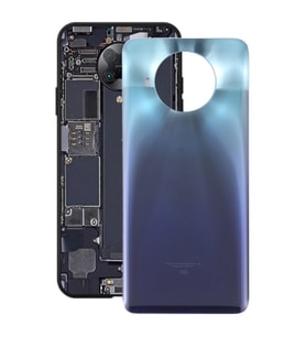 Xiaomi Mi 10T Lite 5G UyumluArka Kapak Pil Batarya Kapağı M2007J17G (Mavi)