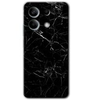 Redmi Note 13 4G Kılıf HD Desen Baskılı Kılıf - Siyah Mermer
