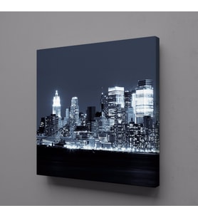 DENİZ VE EV KANVAS TABLO 40x40cm (Karışık)