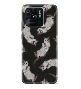 Xiaomi Poco X3 Pro M4 Pro X4 Pro C40 10C Kılıf Desenli Silikon Sevimli Kedicikler 1785