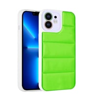 Apple iPhone 11 Kılıf Kamera Korumalı Airbagli Renkli Zore Seksek Kapak (Yeşil)