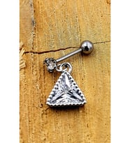 Monalisa Home Çelik Zirkon Taşlı Piercing