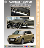 SUZUKI SWİFT (2017-2020) Torpido Örtüsü Ön Göğüs Halı Torpido Koruma Tam Uyum Kaymaz UV Koruma