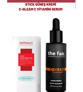 Cell Fusion C Stick Güneş Kremi ve the fair. C Gleam C Vitamini Serum