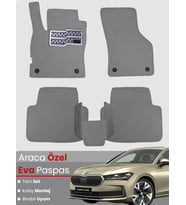 Skoda Super B (2024-2025) Uyumlu EVA Paspas Tam Set–Araca Özel,Su Geçirmez,Hızlı Montaj
