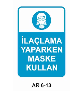 İŞ GÜVENLİĞİ UYARI LEVHASI 1 ADET PVC 21 X 29CM