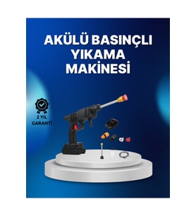 Kablosuz Taşınabilir Basınçlı Yıkama Tabancası Köpük Şişeli