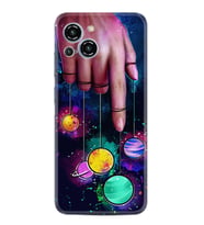 Reeder S23 Max Pro Kılıf Silikon Desen Özel Seri Finger planet 1740