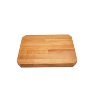 (Ebat 35x25 cm-Kalınlık 18 MM-1 Adet) Masif Ahşap Kayın Kesme Tahtası