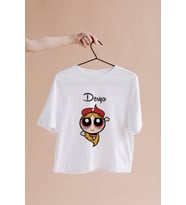 Power Puff Girls Blossom Tasarımlı Tişört Kişiye Özel ( Unisex - Büyük - Çocuk )