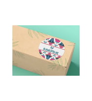 Bayram Etiketi Yuvarlak Mat Etiket Ramazan Kurban Festival Sticker 3 Cm - 100 Adet