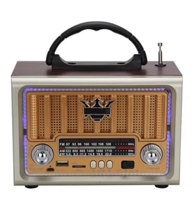 Mcg® Taşınabilir Klasik AM/FM/SW  Retro Nostaljik Radyo