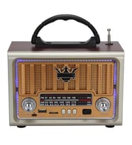Mcg® Taşınabilir Klasik AM/FM/SW  Retro Nostaljik Radyo