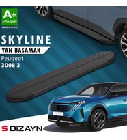 S-Dizayn Peugeot 3008 3 Skyline Siyah Yan Basamak 183 Cm 2024 Üzeri A+ Kalite