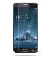 Samsung Galaxy J7 Prime Uyumlu Ekran Koruyucu Screen Protector Tempered Glass Kristal Netliğinde %100 HD Görüntü, Yüksek Kalite Kırılmaz Temperli Cam (Şeffaf)