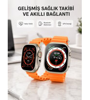Kordonlu Akıllı Saat – Sesli Görüşme, Gps, Nabız Ve Uyku Takibi