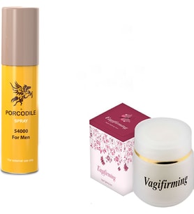 Porcodile For Men Sprey 45 cc + Vagifirming Genital Bakım 50 ml