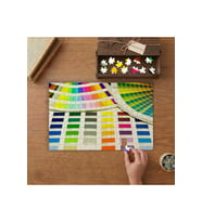 Renk Paleti- Boya Paleti Tasarımı 240 parça Ahşap Puzzle Ahşap Kutuda MP00159