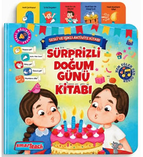 Sürprizli Doğum Günü Kitabı - Sesli ve Işıklı (Ses Sensörlü)